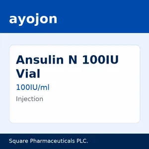 Ansulin N 100IU Vial