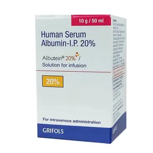 Human Serum Albumin-I.P. 20% Albutein Solution for Infusion 50ml
