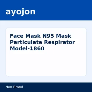 Face Mask N95 Mask Particulate Respirator Model-1860