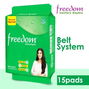 Freedom Sanitary Napkin Belt 15 Pads