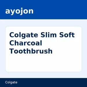 Colgate Slim Soft Charcoal Toothbrush