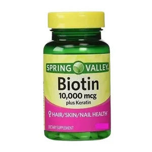 Spring Valley Biotin 10000mcg 60 Tablets (Box of 60)