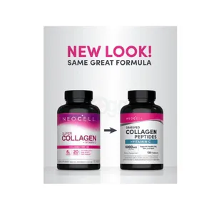 NEOCELL Grassfed Collagen Peptides + Vitamin C - 6000mg - 120 Tablets (Box of 120)