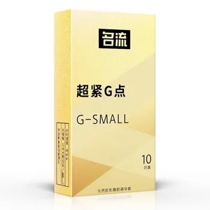 Celebrity Small Gold Condom 45mm Dotted Condom - 10Pcs Pack (From Malaysia)
