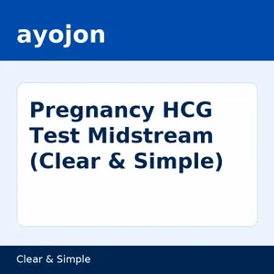 Pregnancy HCG Test Midstream (Clear & Simple)