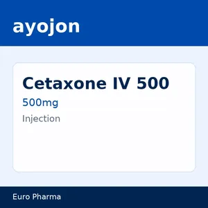 Cetaxone IV 500