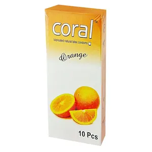 Coral Condom Orange 10's Pack
