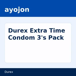 Durex Extra Time Condom 3's Pack