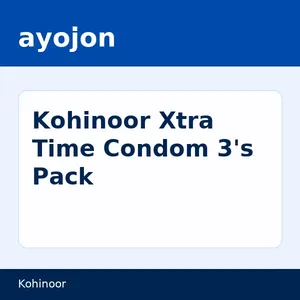Kohinoor Xtra Time Condom 3's Pack
