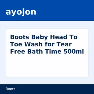Boots Baby Head To Toe Wash for Tear Free Bath Time 500ml