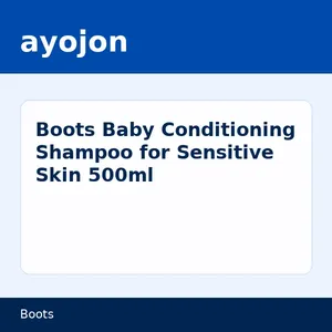 Boots Baby Conditioning Shampoo for Sensitive Skin 500ml