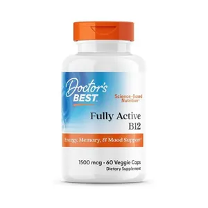 Doctor's Best Fully Active B12 Non-GMO Vegan Gluten Free Supports Healthy Memory Mood And Circulation (Box of 60)