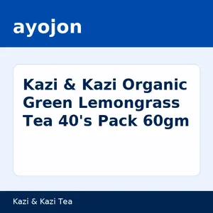 Kazi & Kazi Organic Green Lemongrass Tea 40's Pack 60gm