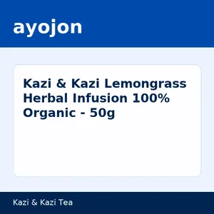 Kazi & Kazi Lemongrass Herbal Infusion 100% Organic - 50g