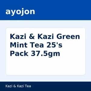 Kazi & Kazi Green Mint Tea 25's Pack 37.5gm
