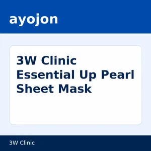 3W Clinic Essential Up Pearl Sheet Mask