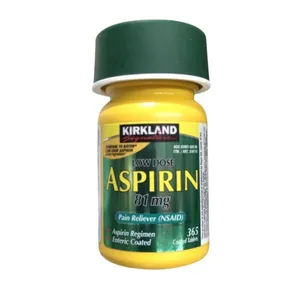 Kirkland Signature Low Dose Aspirin Pain Reliever (Box of 730)