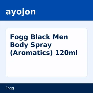 Fogg Black Men Body Spray (Aromatics) 120ml
