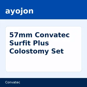 57mm Convatec Surfit Plus Colostomy Set