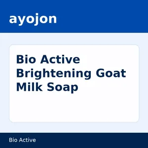 Bio Active Brightening Goat Milk Soap