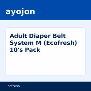Adult Diaper Belt System M (Ecofresh) 10's Pack