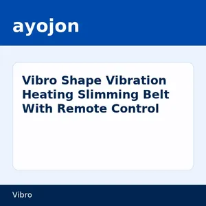 Vibro Shape Vibration Heating Slimming Belt With Remote Control