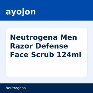 Neutrogena Men Razor Defense Face Scrub 124ml