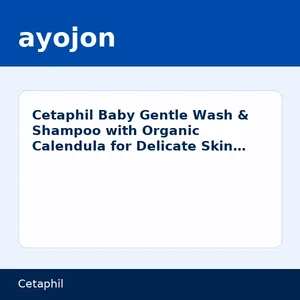 Cetaphil Baby Gentle Wash & Shampoo with Organic Calendula for Delicate Skin 400ml