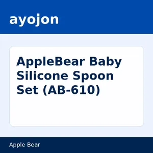 AppleBear Baby Silicone Spoon Set (AB-610)