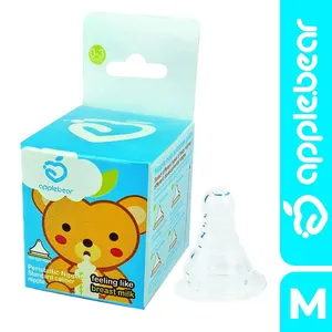 AppleBear Peristaltic Nipple Standard Caliber(AB-105)- M-3-6 Months