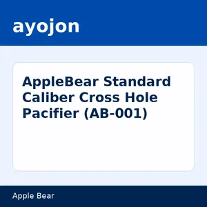 AppleBear Standard Caliber Cross Hole Pacifier (AB-001)