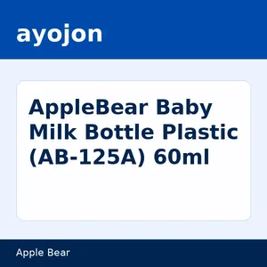 AppleBear Baby Milk Bottle Plastic (AB-125A) 60ml
