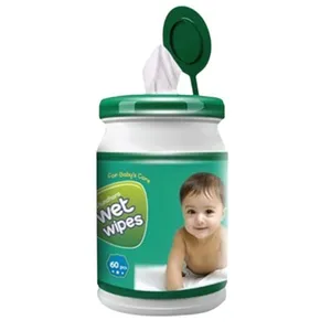 Bashundhara Wet Wipes For Baby's Care 60's Jar