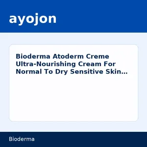 Bioderma Atoderm Creme Ultra-Nourishing Cream For Normal To Dry Sensitive Skin 500ml