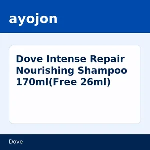 Dove Intense Repair Nourishing Shampoo 170ml(Free 26ml)