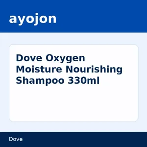 Dove Oxygen Moisture Nourishing Shampoo 330ml