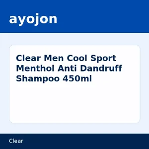 Clear Men Cool Sport Menthol Anti Dandruff Shampoo 450ml