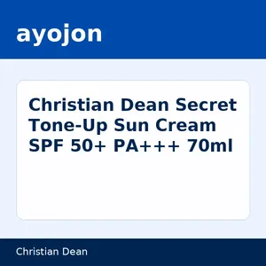 Christian Dean Secret Tone-Up Sun Cream SPF 50+ PA+++ 70ml