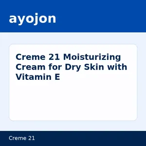 Creme 21 Moisturizing Cream for Dry Skin with Vitamin E