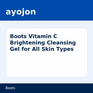 Boots Vitamin C Brightening Cleansing Gel for All Skin Types