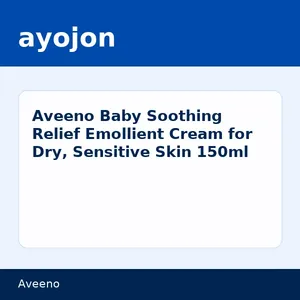 Aveeno Baby Soothing Relief Emollient Cream for Dry, Sensitive Skin 150ml