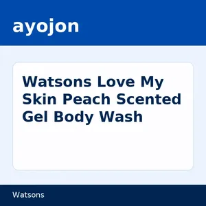Watsons Love My Skin Peach Scented Gel Body Wash