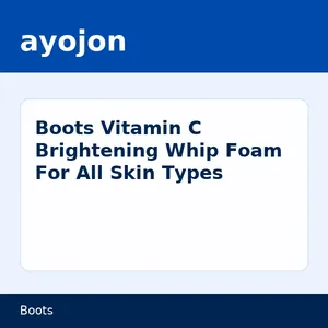 Boots Vitamin C Brightening Whip Foam For All Skin Types