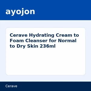 Cerave Hydrating Cream to Foam Cleanser for Normal to Dry Skin 236ml