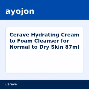 Cerave Hydrating Cream to Foam Cleanser for Normal to Dry Skin 87ml