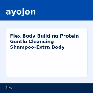 Flex Body Building Protein Gentle Cleansing Shampoo-Extra Body