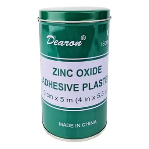 Dearon Zinc Oxide Adhesive Plaster (4 In *5.5 Yds) 10cm * 5m (Hualian)