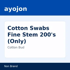 Cotton Swabs Fine Stem 200's (Only)