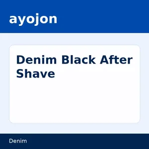 Denim Black After Shave