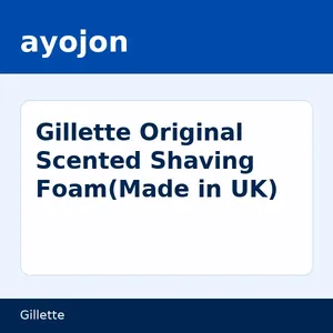 Gillette Original Scented Shaving Foam(Made in UK)